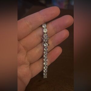 Silver Tennis Bracelet